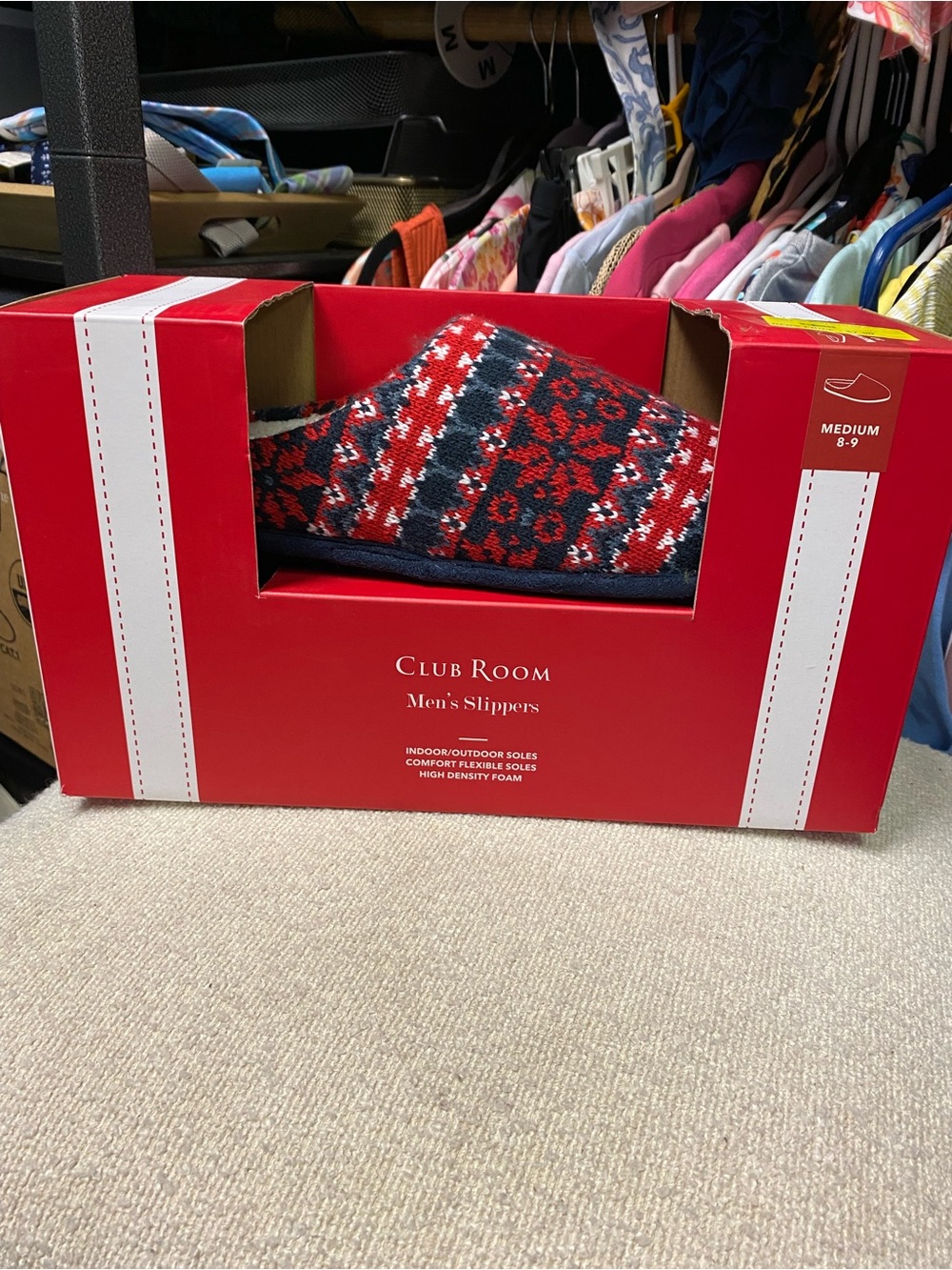 Men's Slippers in Box
